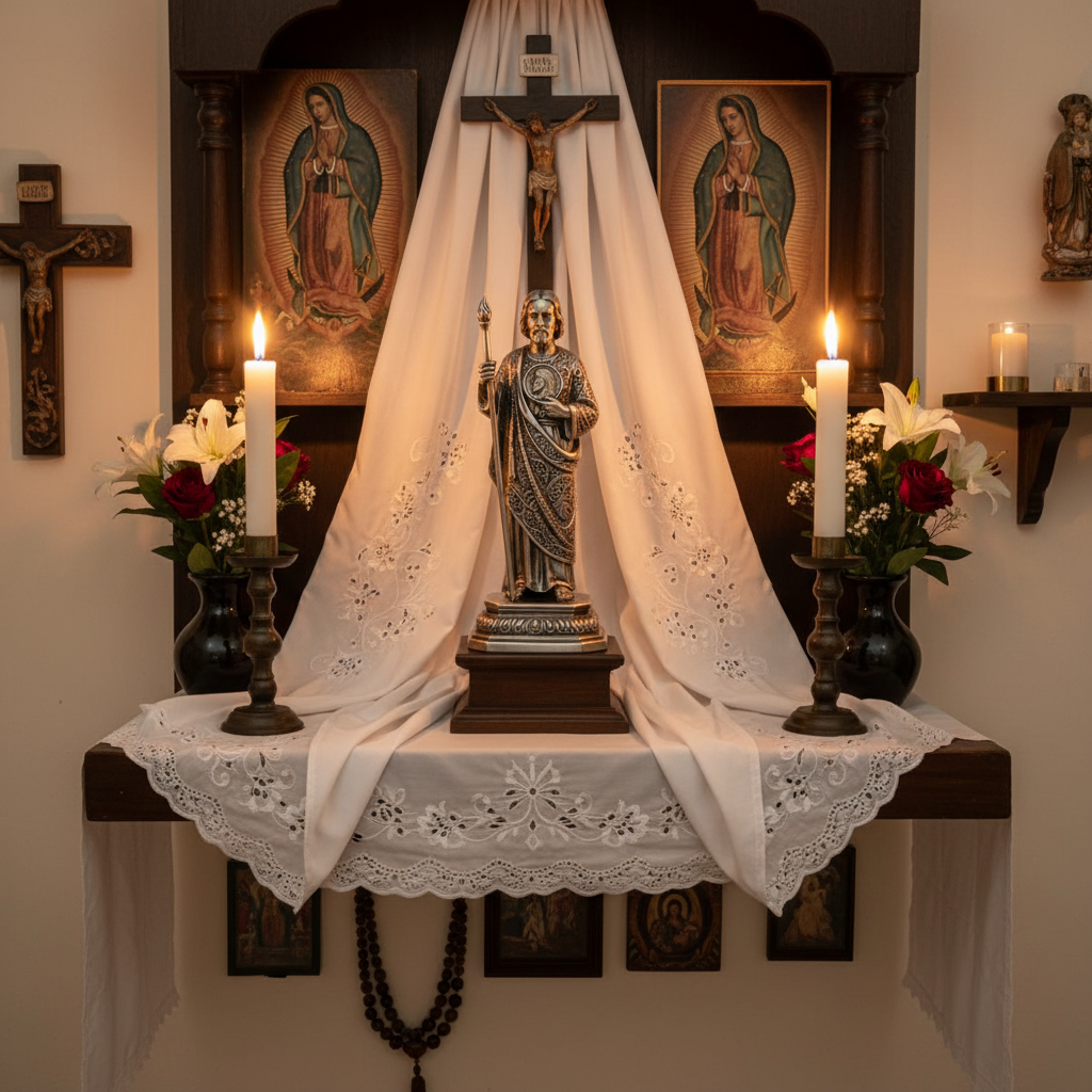 Estatua de San Judas Tadeo (Patrono de las Causas Difíciles)