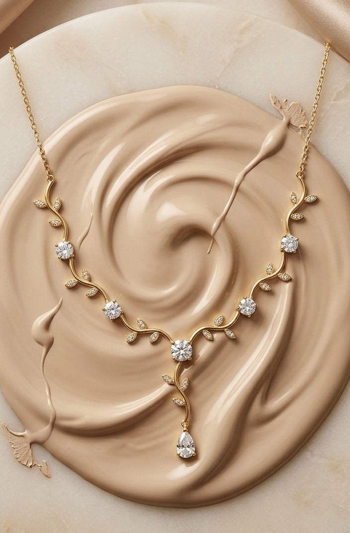 Collar/Gargantilla Rama/Hoja